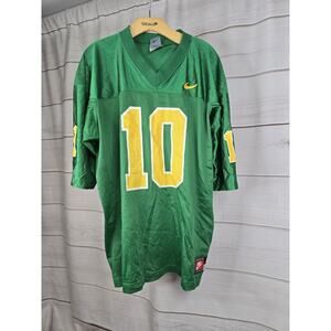 Nike Vintage 1996-1999 Oregon Ducks Jersey Rare MADE IN USA Sz L #10 #B50